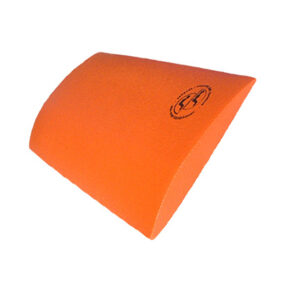 Skin-med Ligkussen-oranje. Rugkussen om op te liggen